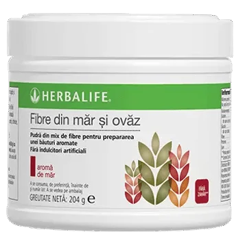 Herbalife Fibre din Măr și Ovăz Fără Zahăr - supliment fibre