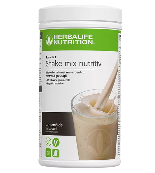 Formula 1 Herbalife Fursecuri Crocante 550g — Shake Nutritiv pentru Slăbire, cutie produs original Herbalife Nutrition