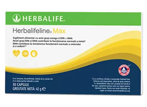 Herbalife Herbalifeline Max Omega 3 - supliment acizi grași